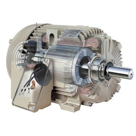 GE INDUSTRIAL MOTORS Motor - 125 HP - 900 RPM - 460 VOLTS - 447T 5KS447SAA408
